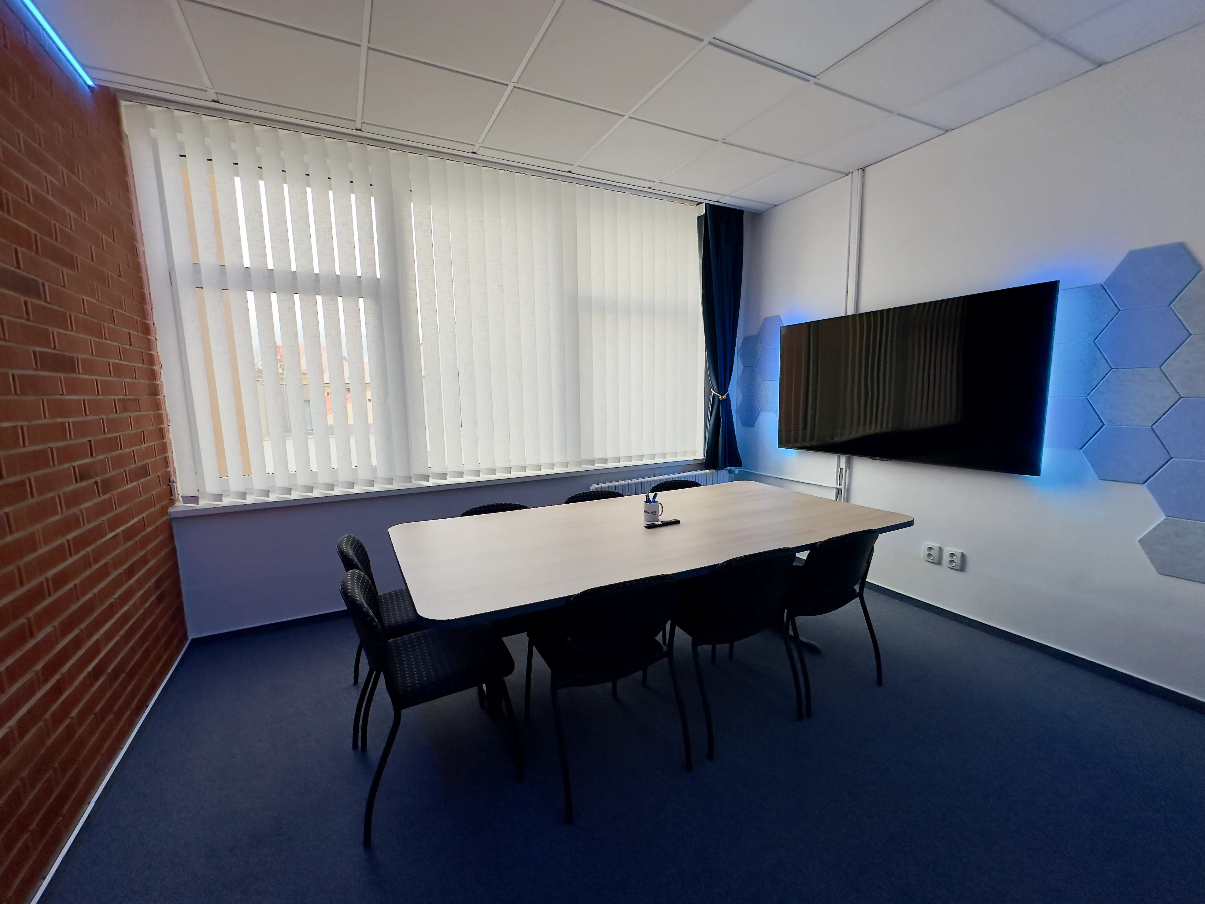 Hlavní pohled na místnost